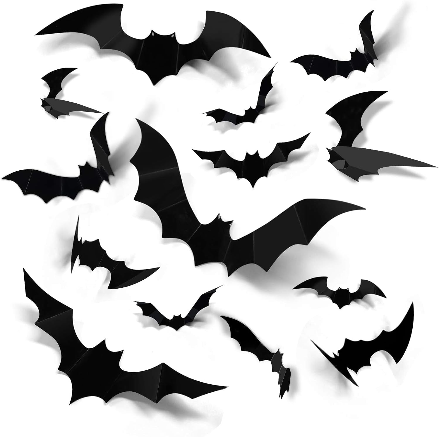3D Bats Decoration, 60PCS