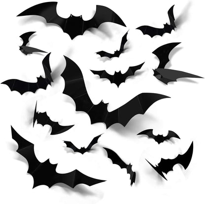 3D Bats Decoration, 60PCS