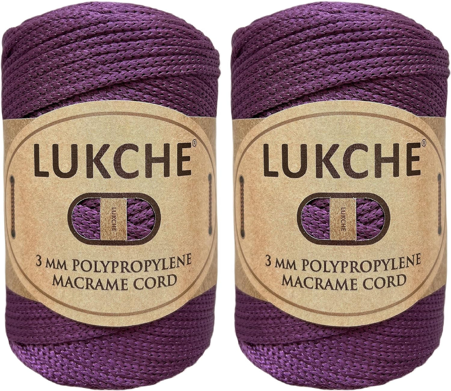 3Mm Premium Polyester Macrame Cord (147 Yards), (8.82 Oz) 100% Polypropylene Macrame Rope, Colorful Yarn Crochet Macrame Bag Craft for Wall Hangers, Bottom Plates, Carpets (Silver 1)