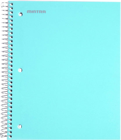 Office Durable Spiral Notebooks, 3 Subject (White, College Ruled 12Pk)