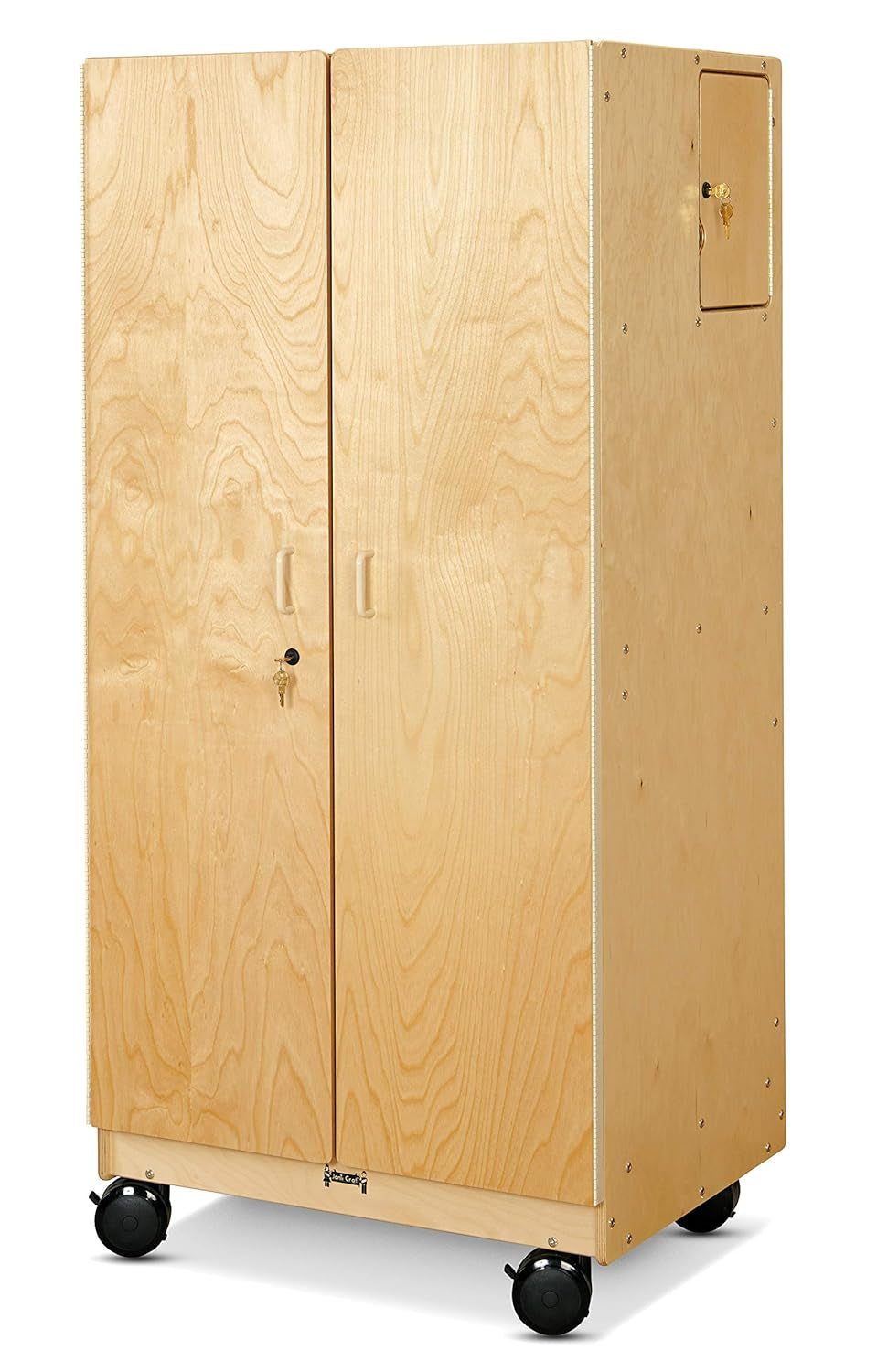 5946JC Hideaway Storage Mobile Cabinet, Beige Large