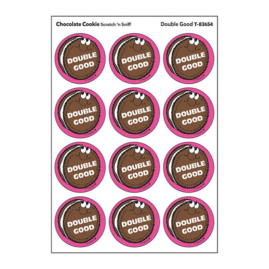 Double Good/ Chocolate Cookie Scent Stickers, 24 ct.