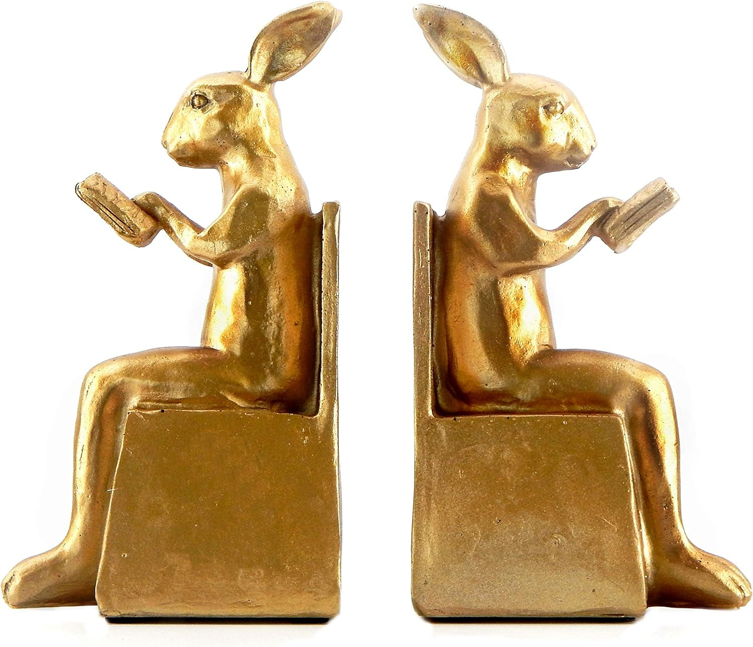 22883 Rabbit Bookends Studious Reading Bunny 7 Inch