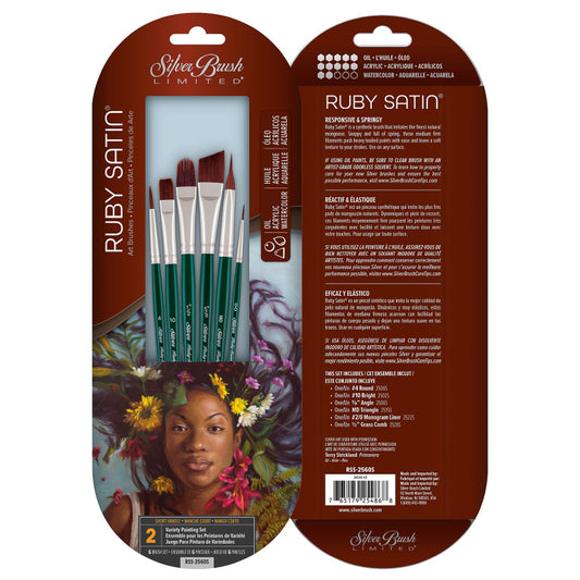 Ruby Satin® 6-Piece Starter SH Brush Set