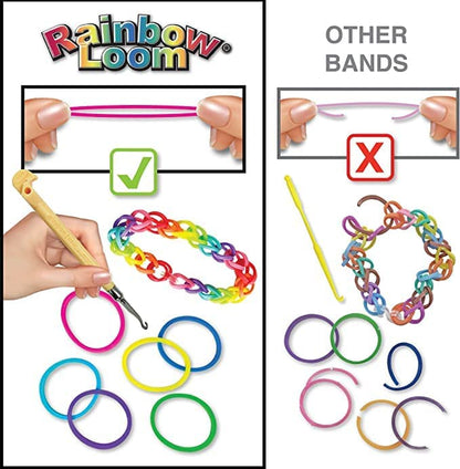 ® MEGA Combo Set, Features 7000+ Colorful Rubber Bands, 2 Step-By-Step Bracelet Instructions, Organizer Case, Great Gift for Kids 7+ to Promote Fine Motor Skills (Packaging May Vary)