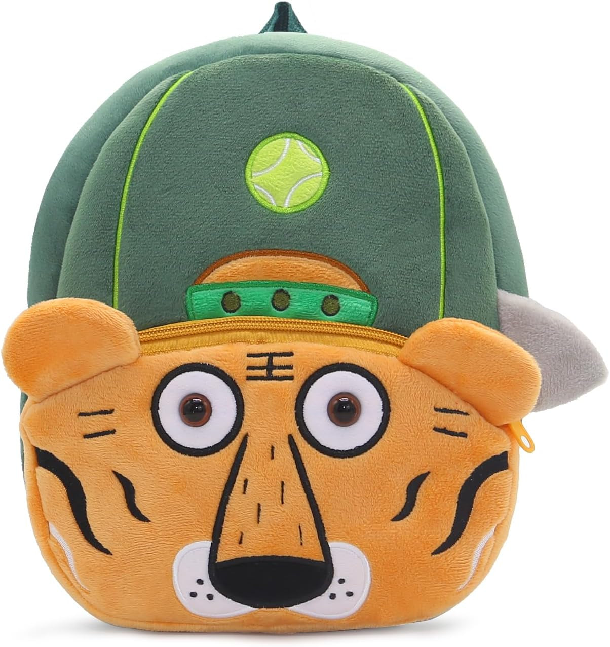 Toddler Backpack for Boys and Girls, Cute Soft Plush Animal Cartoon Mini Backpack Little for Kids 2-6 Years (Tiger Cute)