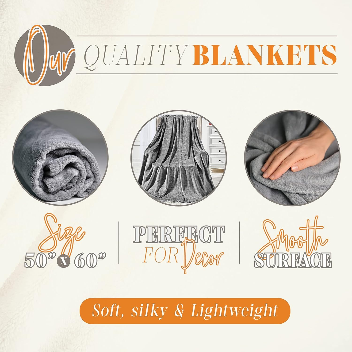 Lightweight Throw Blanket- Halloween Themed, Soft, Cozy and Plush- Perfect for Lounging This Spooky Season, 50 X 60 Inches, Skull & Bones