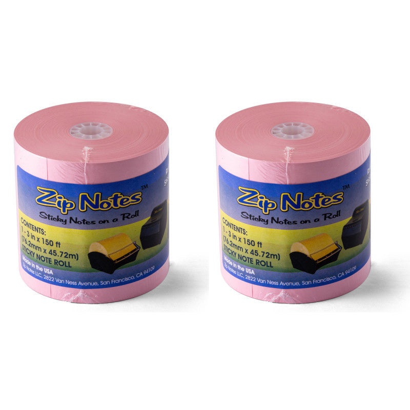 Zip Notes Refill Paper, Pink, Pack of 2