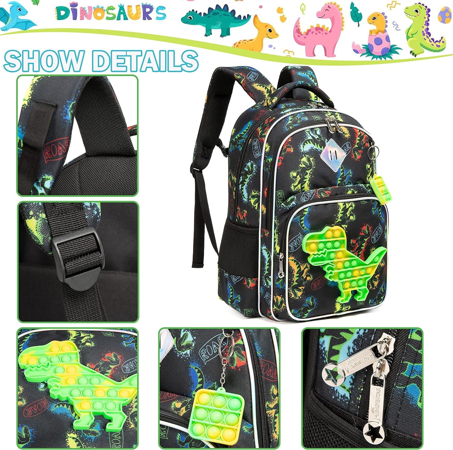 Backpack for Girls Elementary Preschool Kids Lunch Box for School