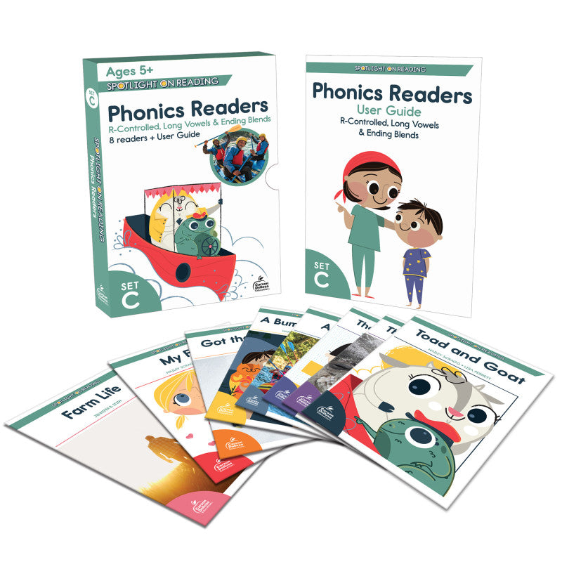 Spotlight on Reading Phonics Readers, Set C, 8 Books