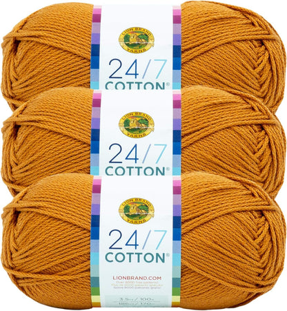 (1 Skein) 24/7 Cotton® Yarn, White