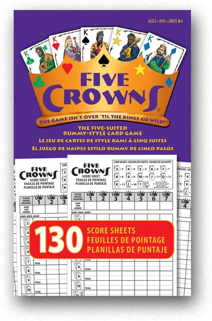 Five Crowns — the Game Isn'T over until the Kings Go Wild! — 5 Suited Rummy-Style Card Game — for Ages 8+