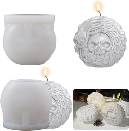 2 Pack Peony Mold Peony Candle Mold Rose Mold Peony Resin Mold 3D Flower Mold Flower Candle Mold Silicone Mold for Resin Cake Mold Clay Resin Making Molds Candle Making Molds Craft Supplies