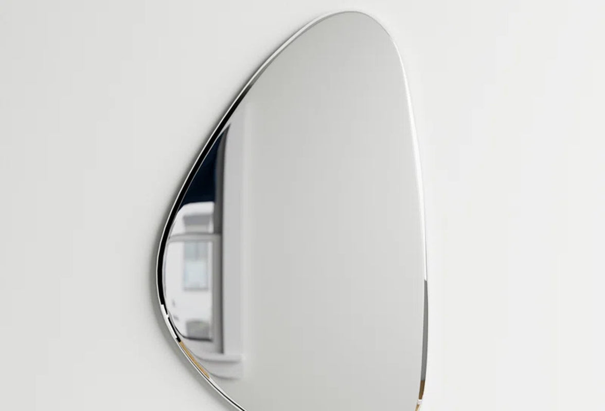 Deux Modern & Contemporary Beveled Frameless Accent Mirror