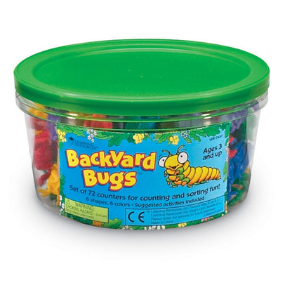 Backyard Bugs™ Counters, Pack of 72 - Loomini