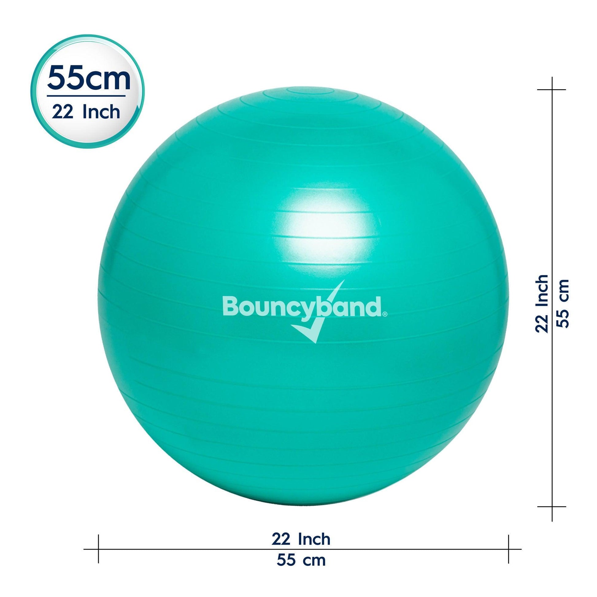 Balance Ball, 55cm, Mint - Loomini