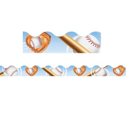 Baseball Deco Trim®, 37 Feet Per Pack, 6 Packs - Loomini