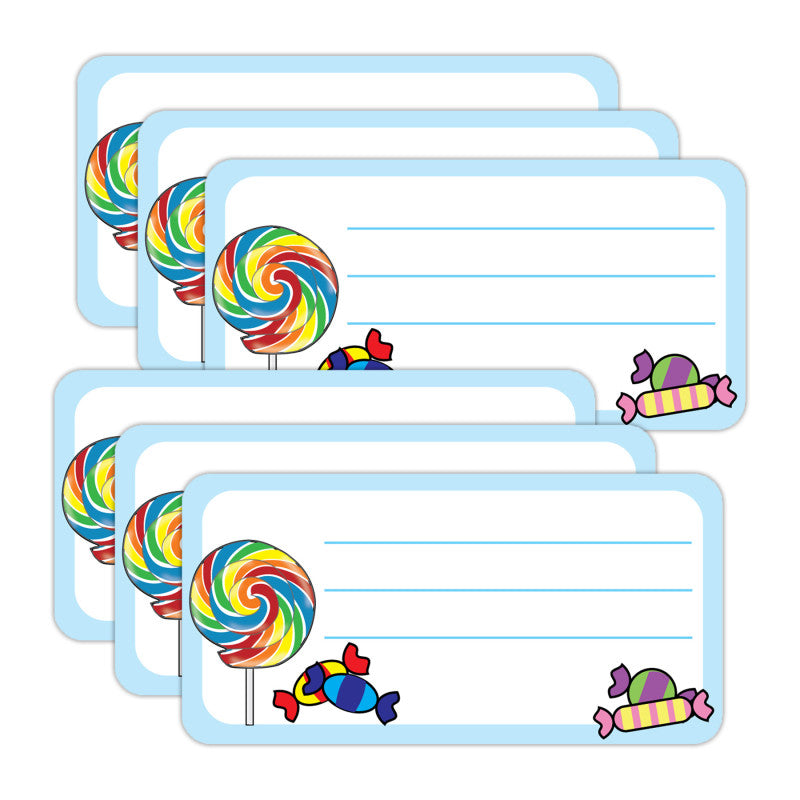 Candy Nametags, 36 Per Pack, 6 Packs – Loomini