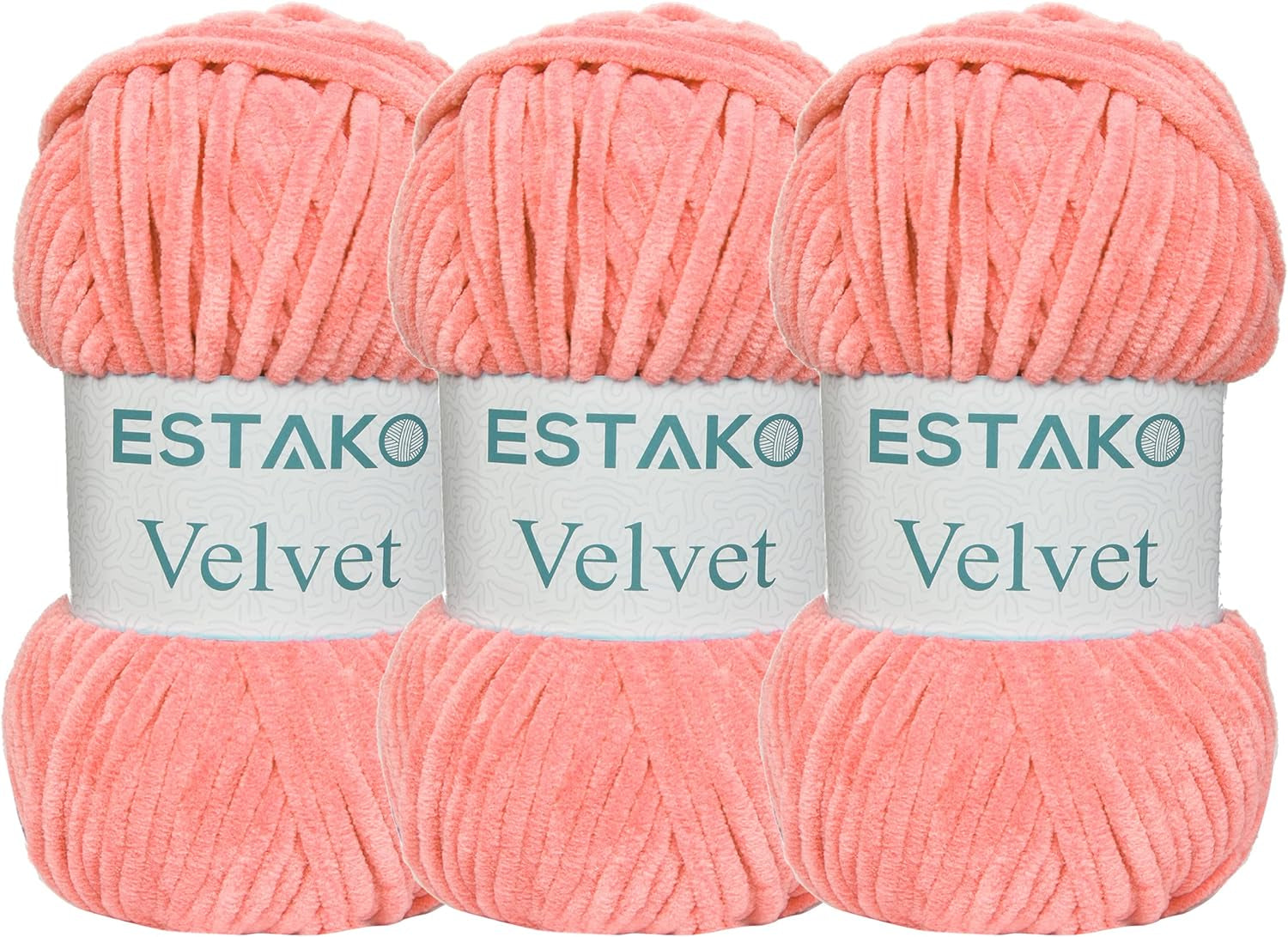 Velvet Chenille Blanket Amigurumi Yarn for Crocheting and Knitting Super Bulky 100 Gr (132 Yds) (1430 - Camel)