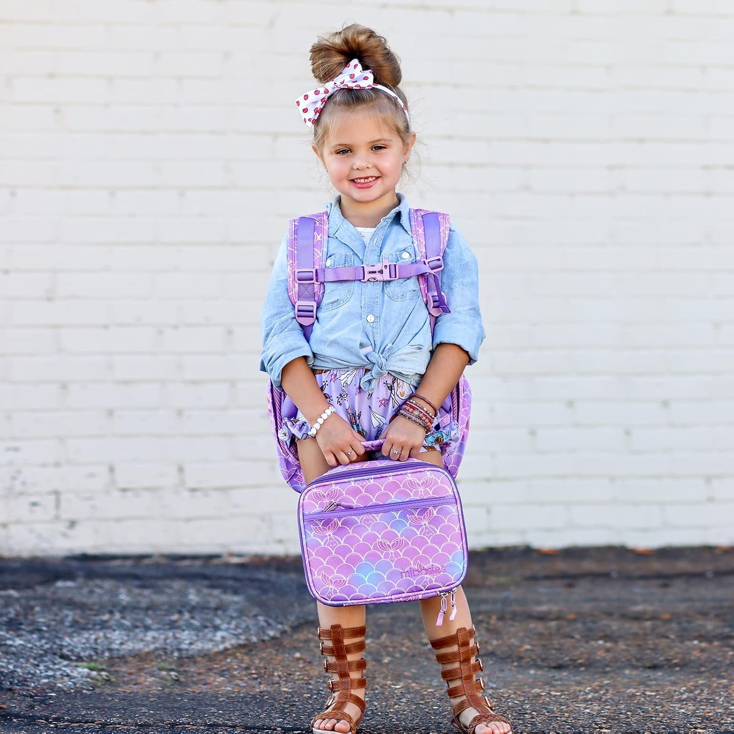 Toddler Backpack for Girls and Boys 2-4, Preschool Kindergarten Backpack, Cute Kids Backpacks for Girls（Glitter Purple）