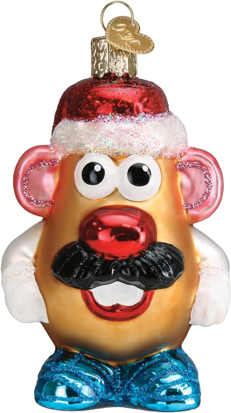 Mr. Potato Head Glass Blown Ornament for Christmas Tree