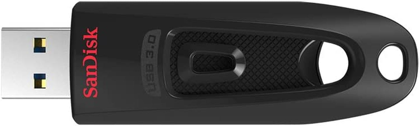 32GB 3-Pack Ultra USB 3.0 Flash Drive 32GB (Pack of 3) - SDCZ48-032G-GAM46T, Black