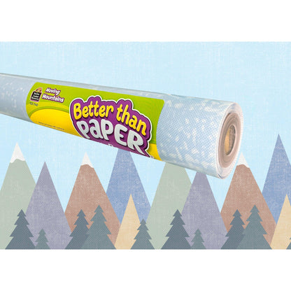 Better Than Paper Bulletin Board Roll, Moving Mountains, 4-Pack - Loomini