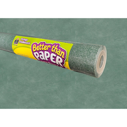 Better Than Paper® Bulletin Board Roll, Vintage Chalkboard, 4-Pack - Loomini