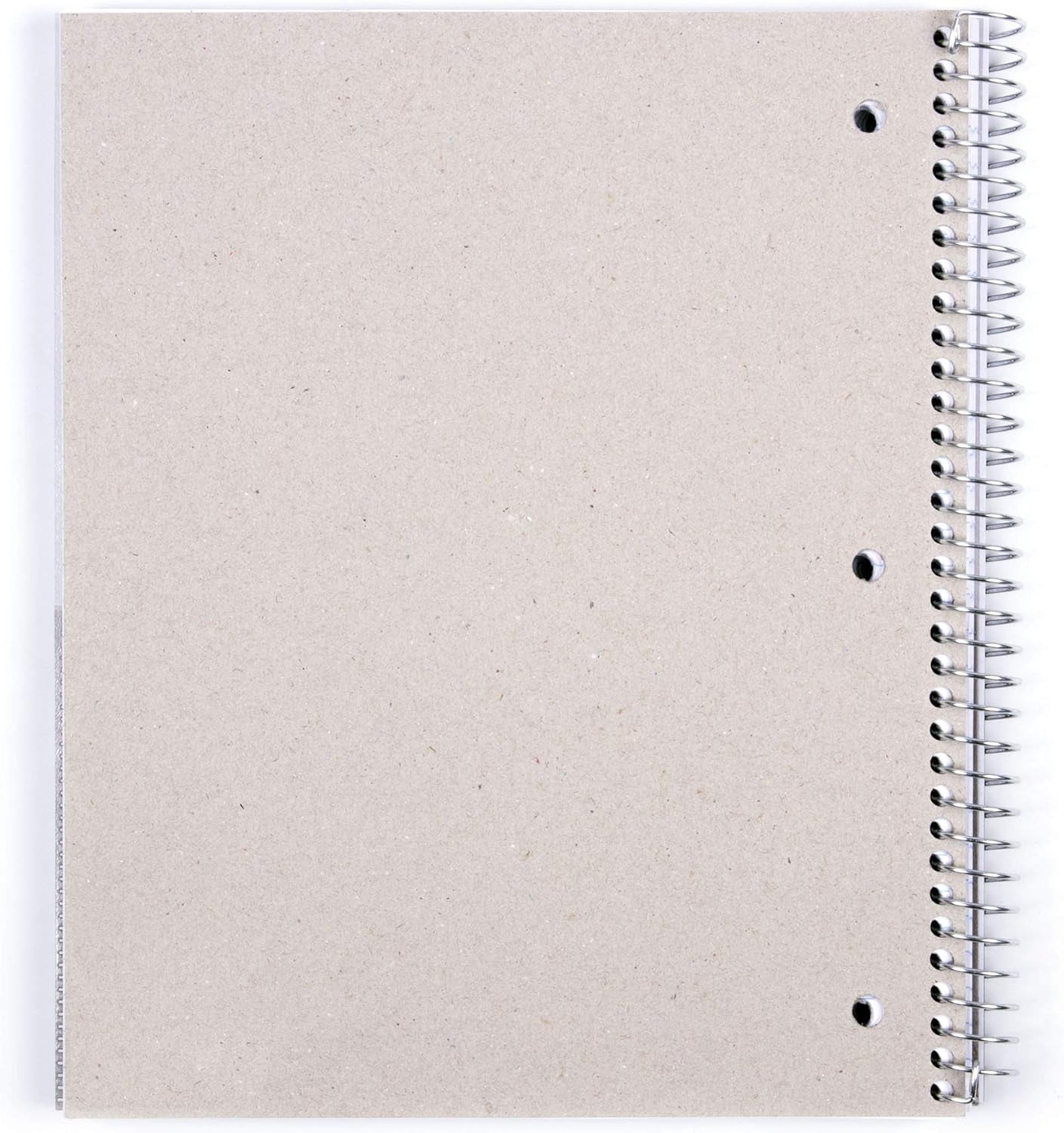 Office Durable Spiral Notebooks, 3 Subject (Ateal, Purple, White, College Ruled 3Pk)