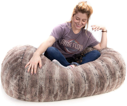 Sofa Saxx Bean Bag Lounger, 4-Feet, Charcoal