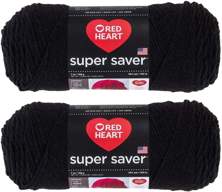 Bulk Buy:  Super Saver (2-Pack) (Cherry Red, 7 Oz Each Skein)