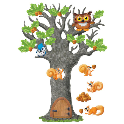 Big Oak Tree Bulletin Board Set - Loomini