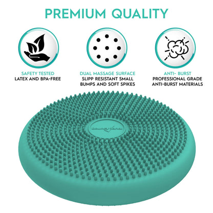 Big Wiggle Seat Sensory Cushion, Mint - Loomini