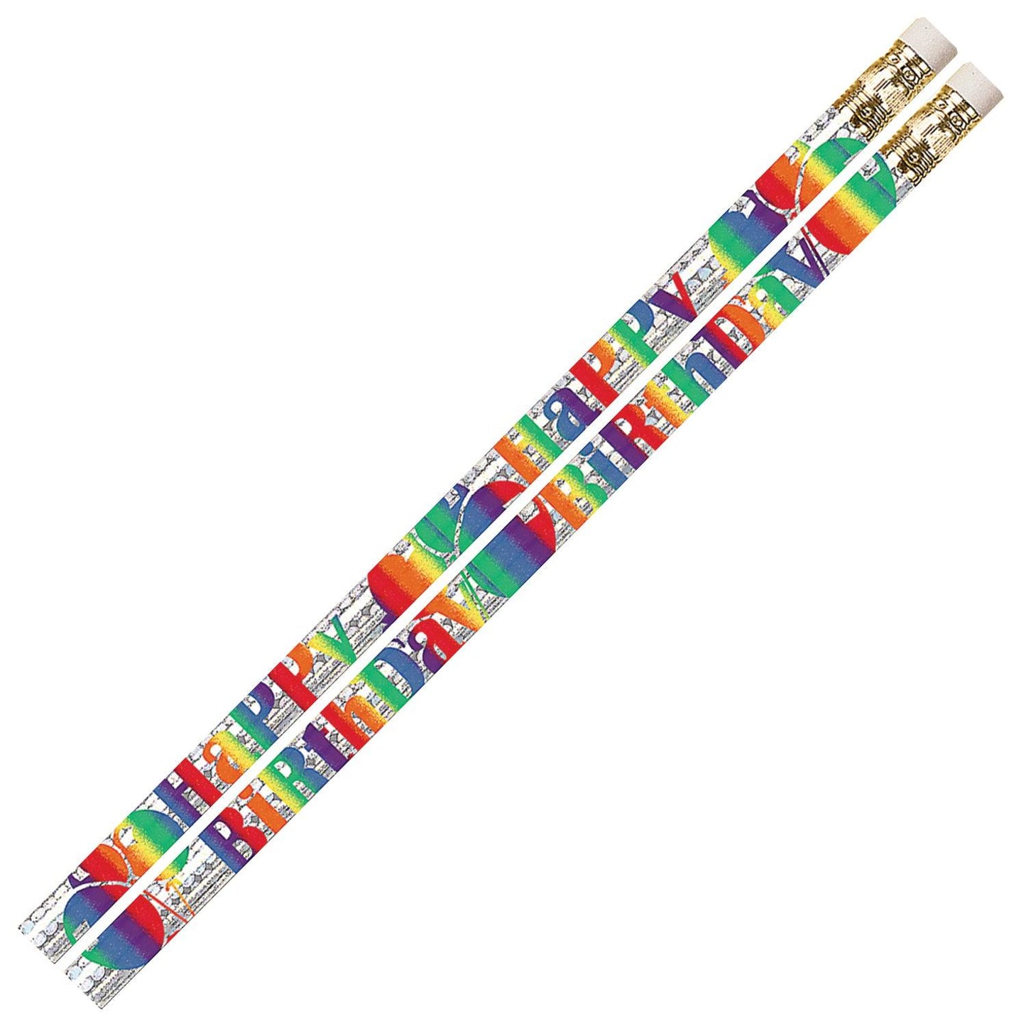Birthday Blitz Motivational Pencils, 12 Per Pack, 12 Packs - Loomini