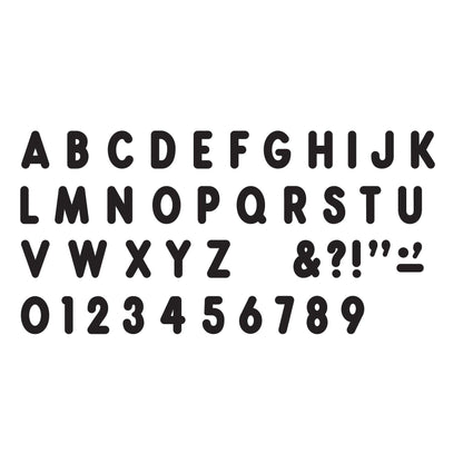 Black 7" Billboard Uppercase Ready Letters®, 3 Packs - Loomini