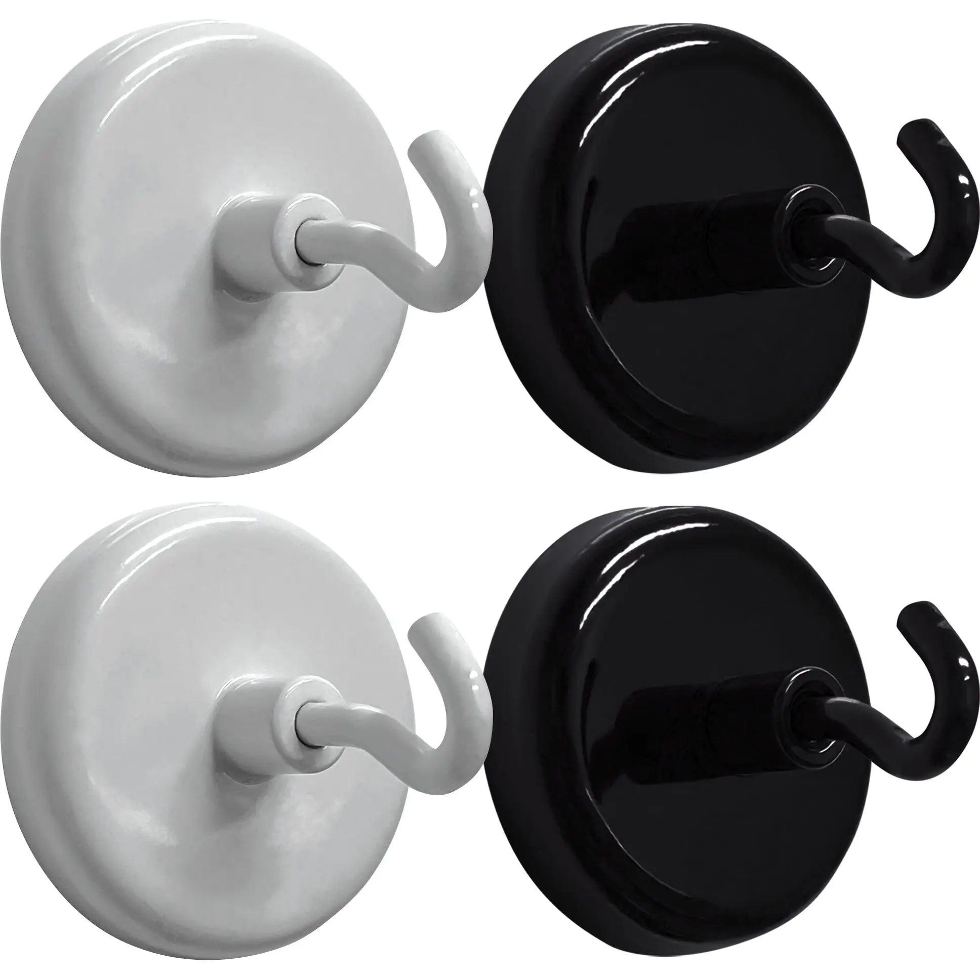 Black & White Magnetic Hooks, Pack of 4 Teacher Created Resources®