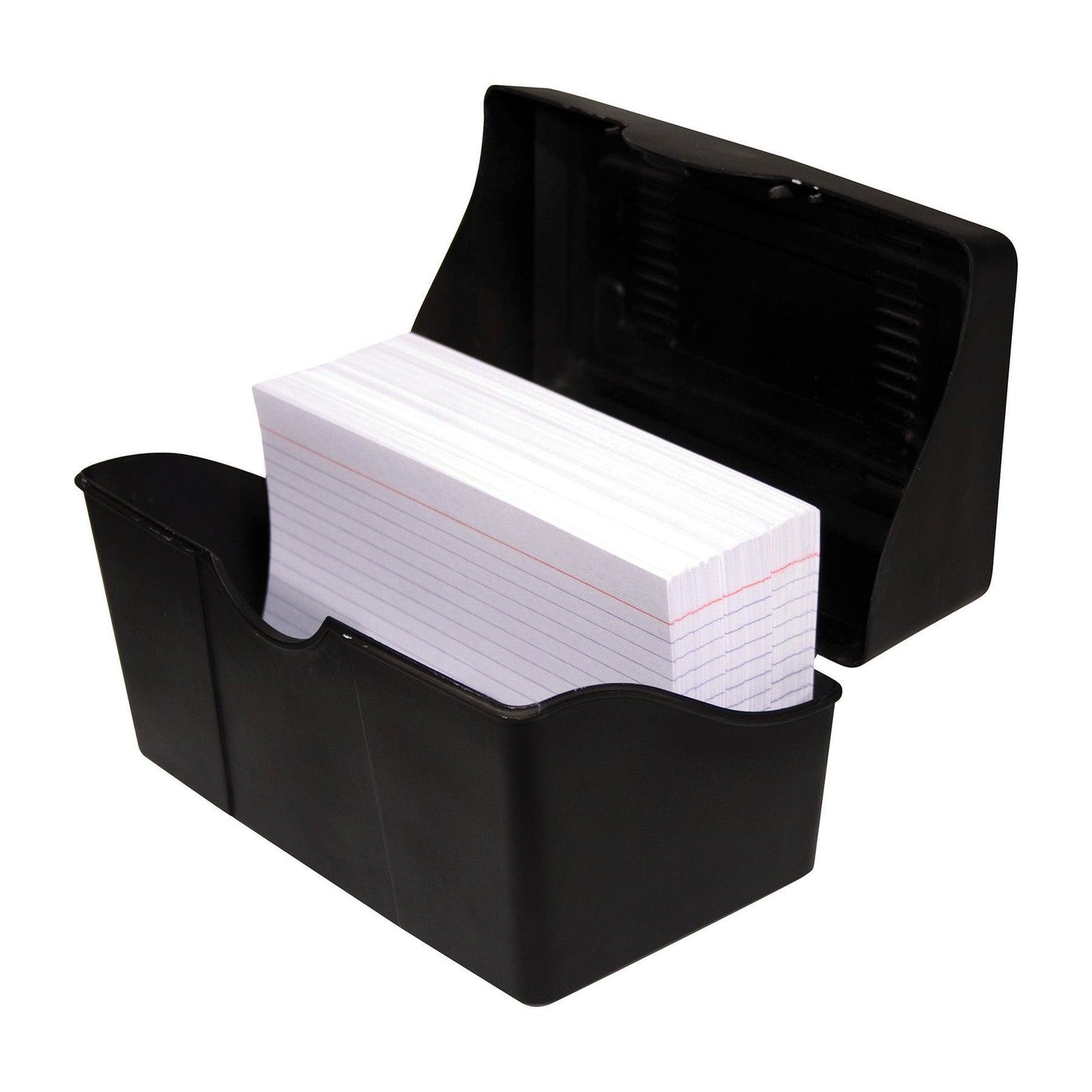 Black Index Card Holder, 4" x 6", Pack of 6 - Loomini