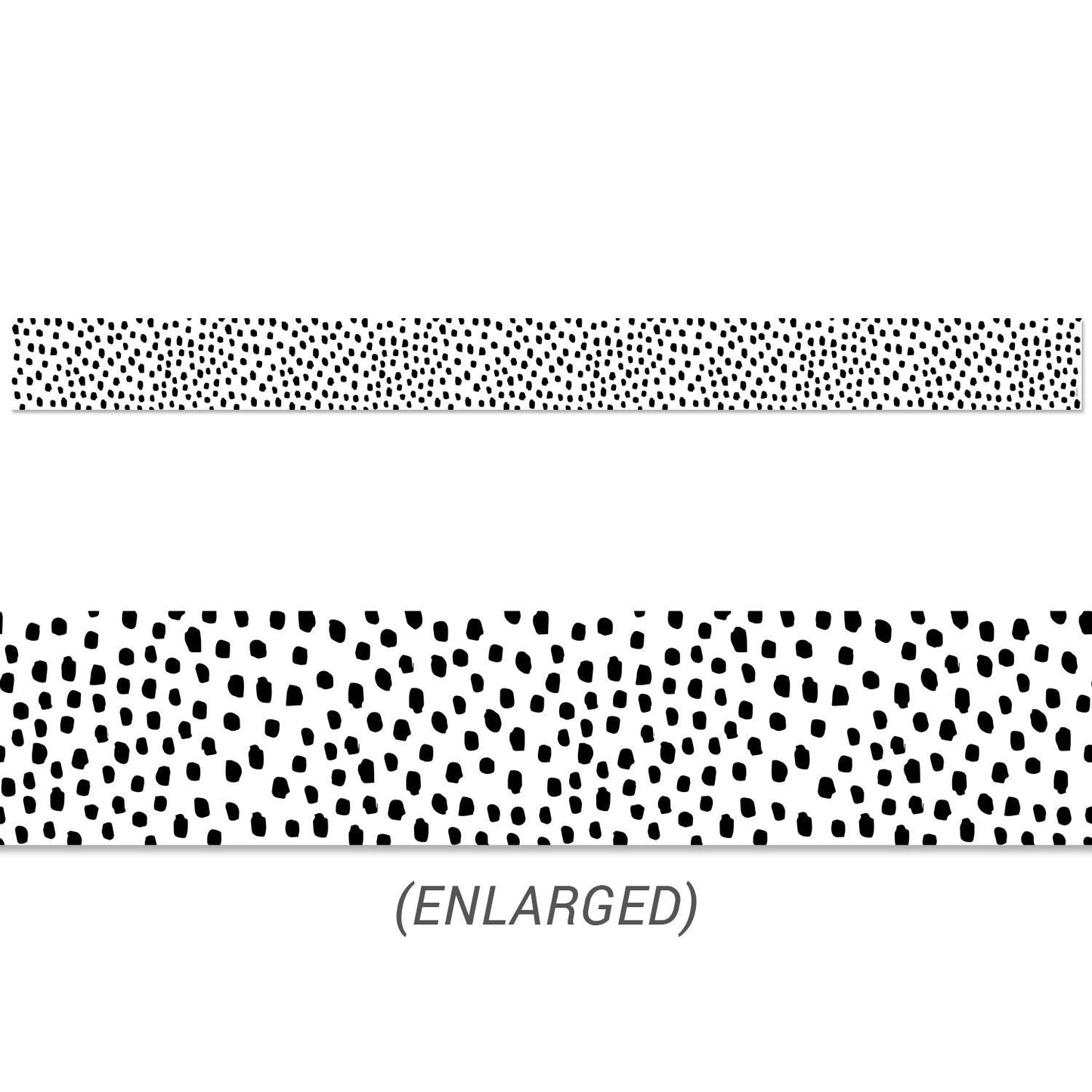 Black Messy Dots EZ Border, 48 Feet Per Pack, 3 Packs - Loomini