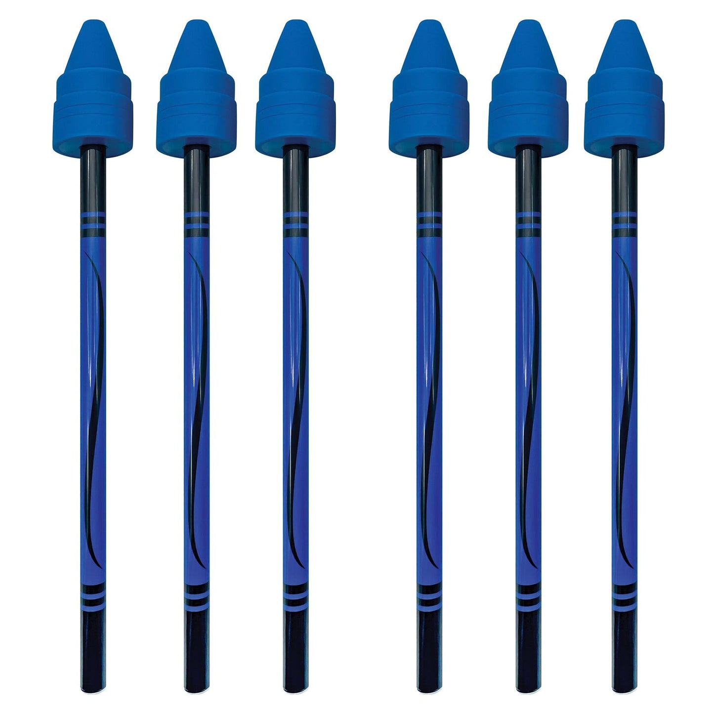 Blue Crayon Pointer, Pack of 6 - Loomini