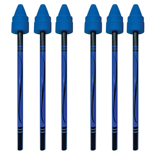 Blue Crayon Pointer, Pack of 6 - Loomini