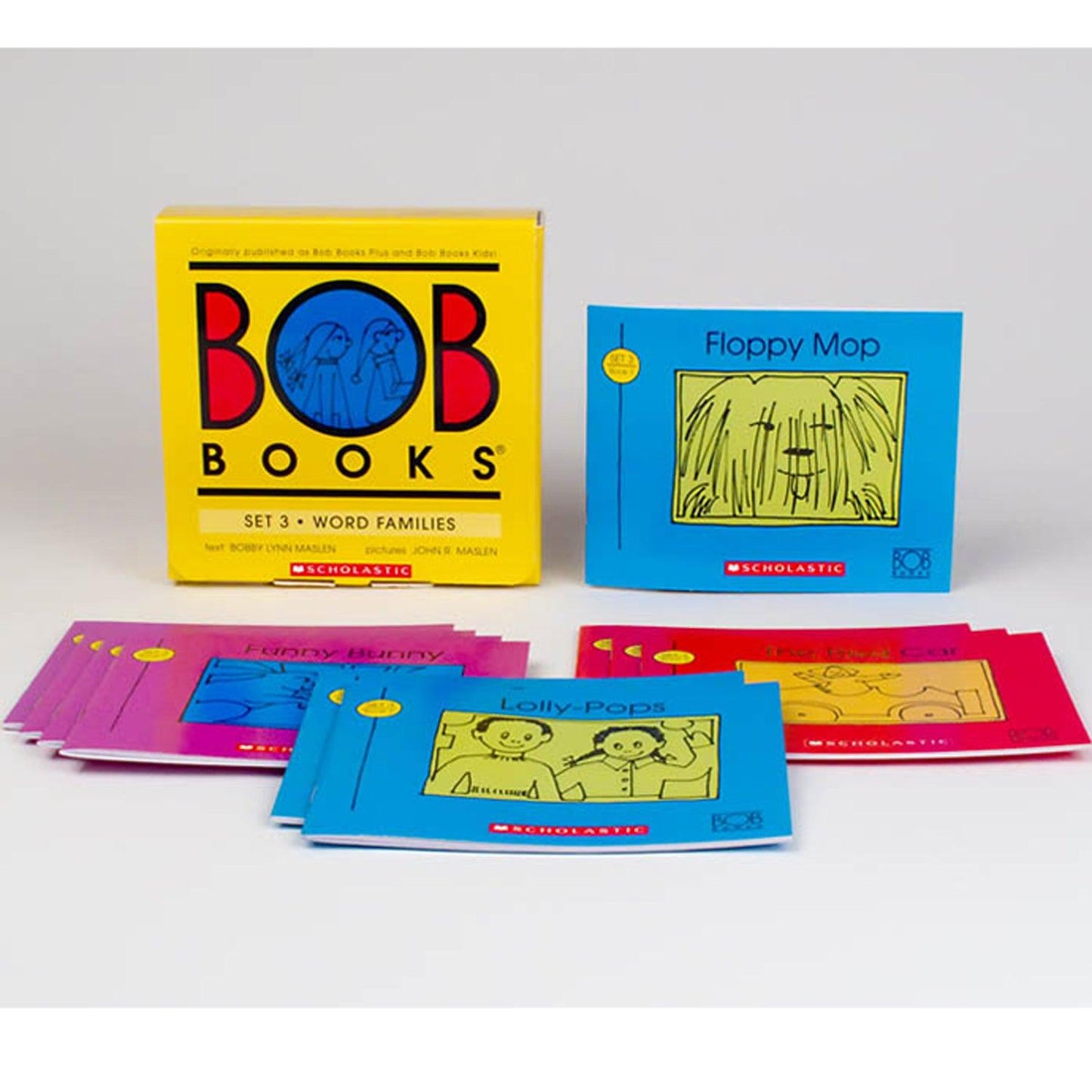 Bob Books Word Families Book, Set 3, Set of 10 - Loomini
