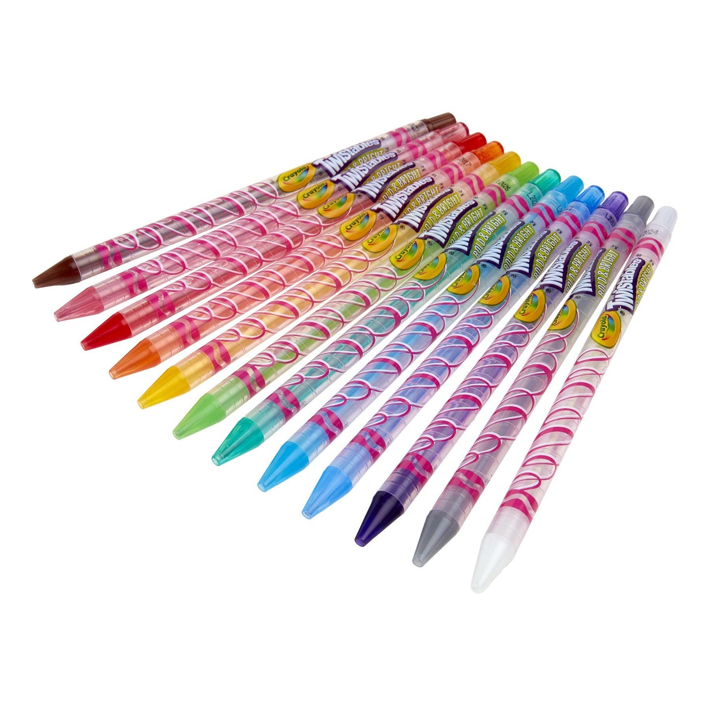 Bold & Bright Twistables Colored Pencils, 12 Per Pack, 3 Packs - Loomini