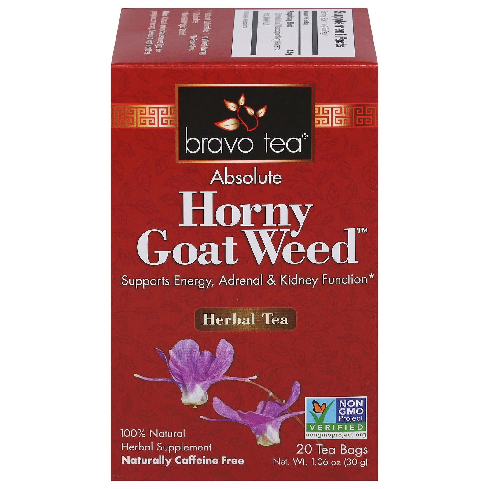 Bravo Teas And Herbs - Tea - Absolute Horny Goat Weed - 20 Bag - Loomini