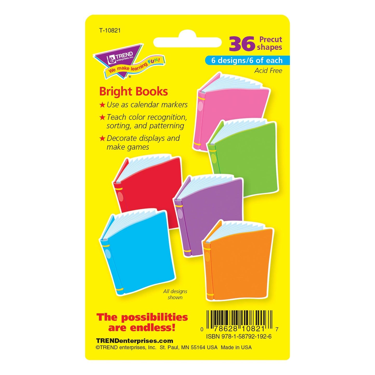 Bright Books Mini Accents Variety Pack, 36 Per Pack, 6 Packs - Loomini