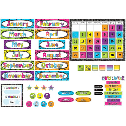 Brights 4Ever Calendar Bulletin Board Set - Loomini