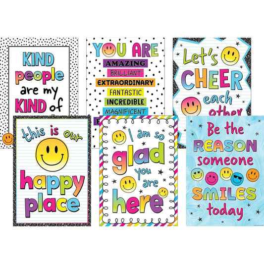 Brights 4Ever Positive Posters, Set of 6 Teacher Created Resources®