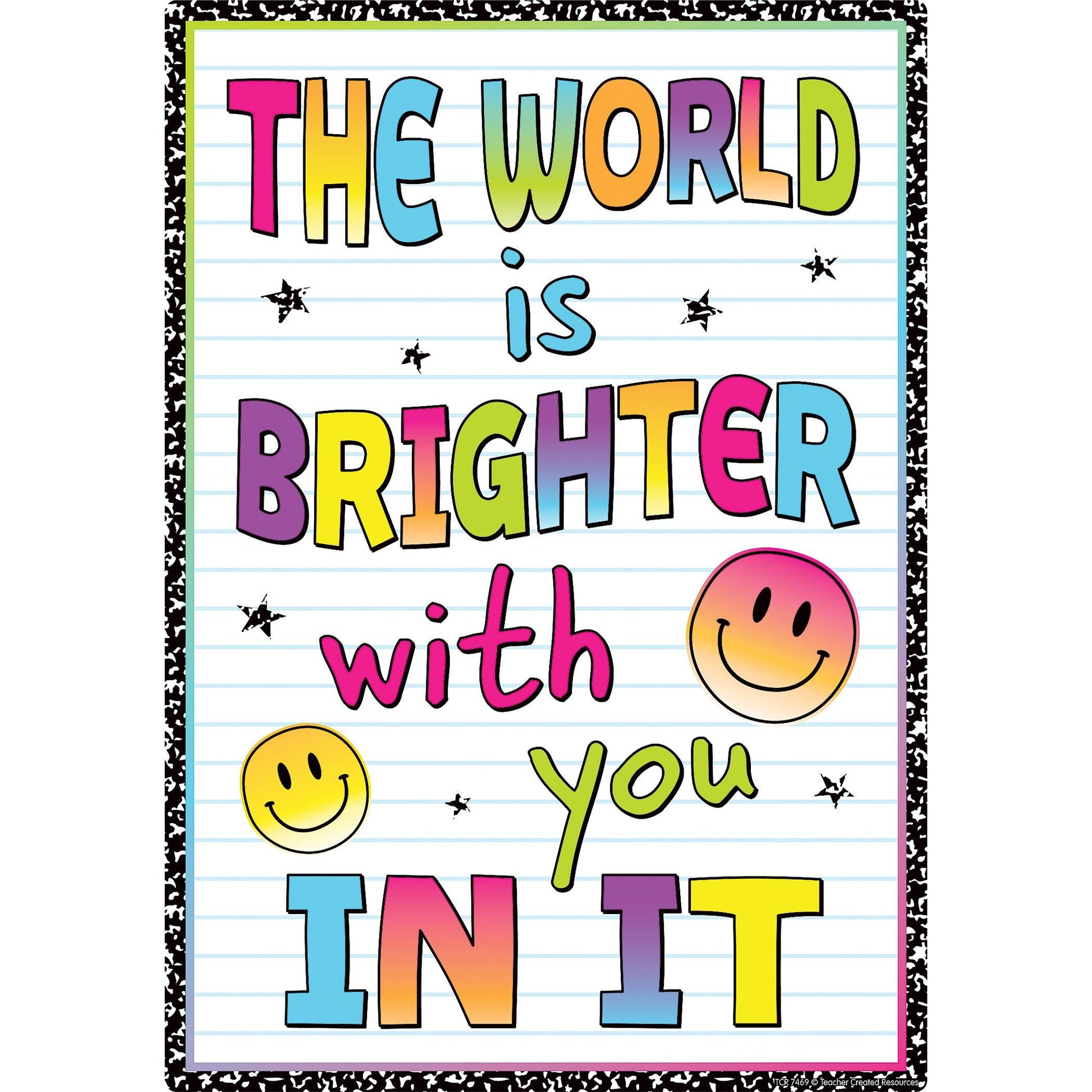 Brights 4Ever Positive Sayings Small Poster Pack, Pack of 12 - Loomini