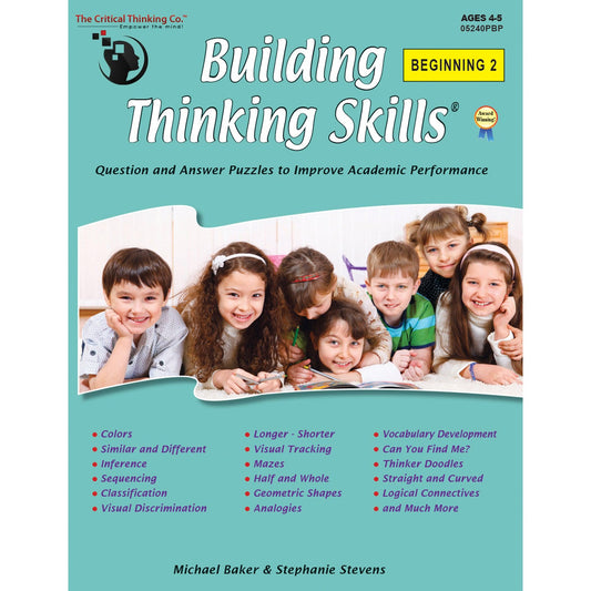 Building Thinking Skills®, Beginning 2, Grade PreK - Loomini
