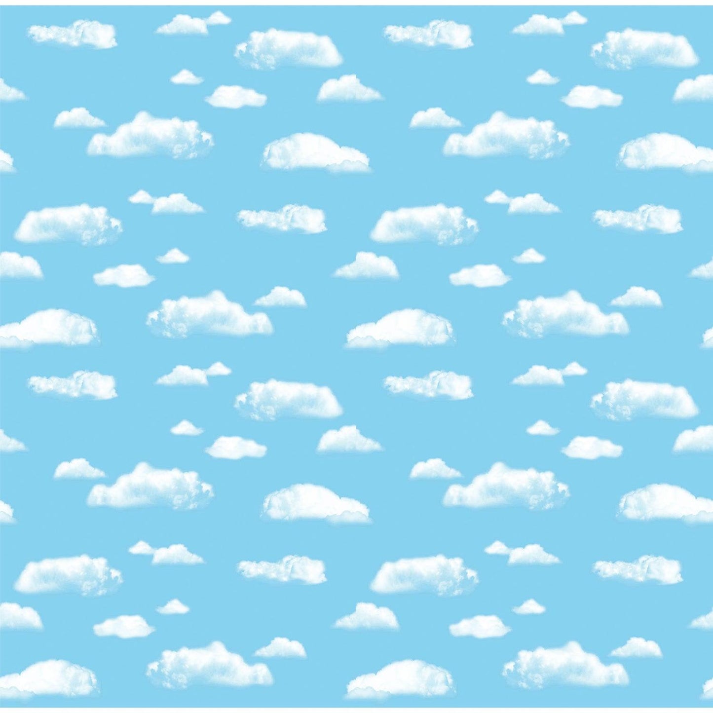 Bulletin Board Art Paper, Clouds, 48" x 50', 1 Roll - Loomini