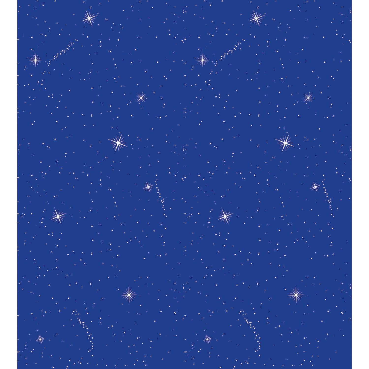 Bulletin Board Art Paper, Night Sky, 48" x 50', 1 Roll - Loomini